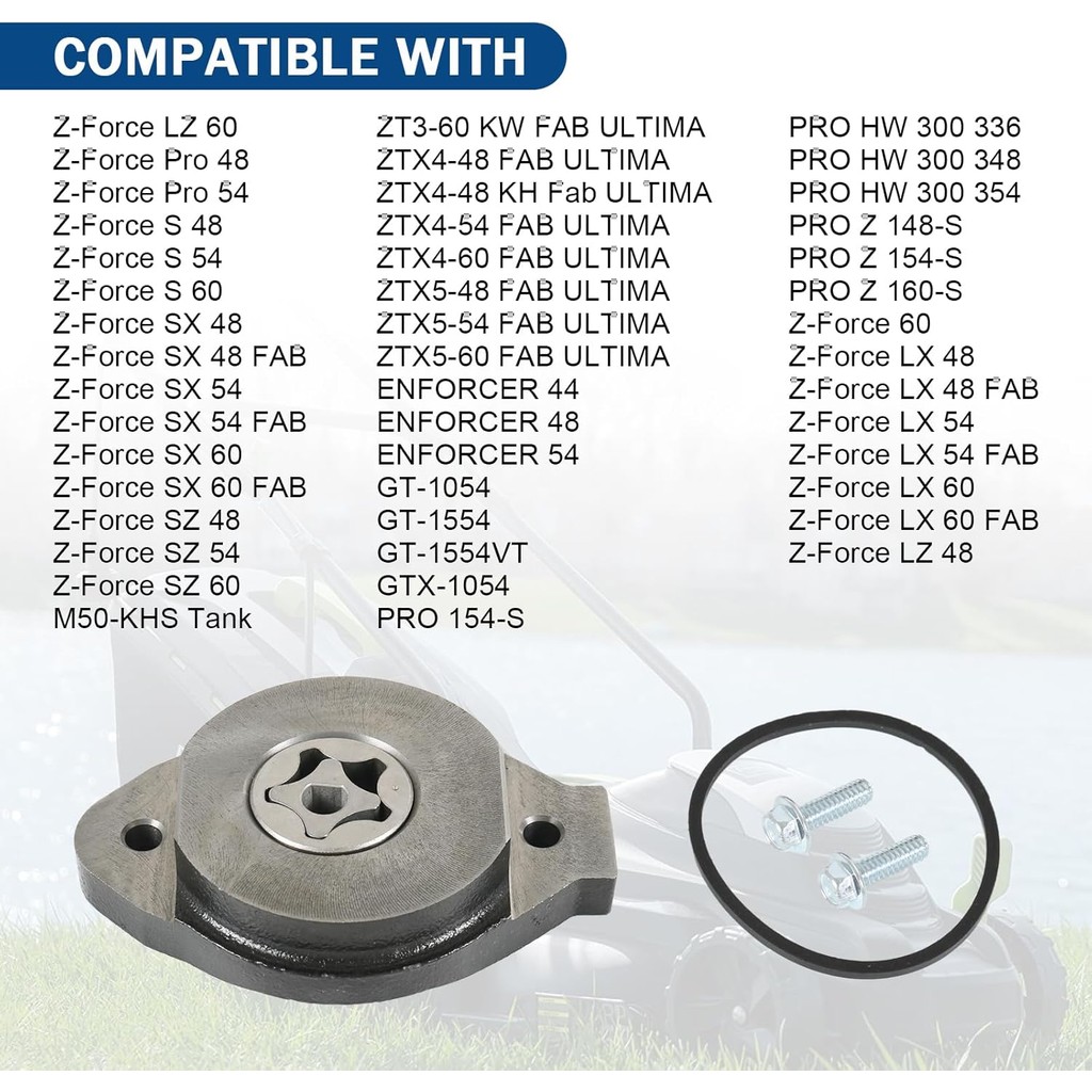 72274 ไฮดรอลิกเกียร์ Charge ปั๊มชุดเครื่องตัดหญ้าสําหรับ ZT2800, ZT3100, ZT3400, G700 Series เปลี่ยน