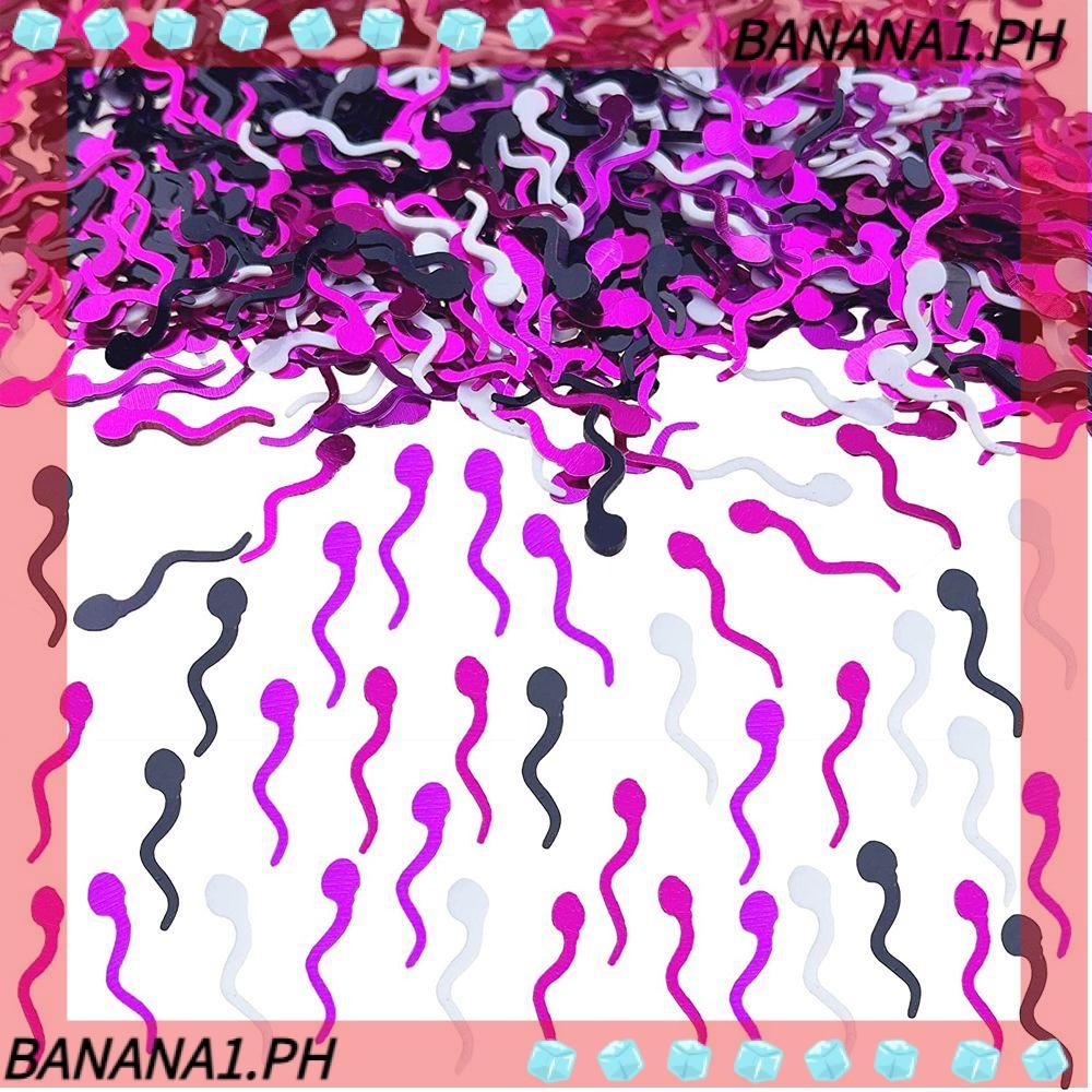 BANANA Party Confetti Color Confetti ตาราง Confetti Party อาบน้ําเจ้าสาวสําหรับงานแต่งงานเจ้าสาว