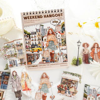 Journamm 30PCS ตัวอักษรบัญชีมือสติกเกอร์ Collage Junk Journal DIY Scrapbooking อุปกรณ์ตกแต่งปักสติกเกอร์