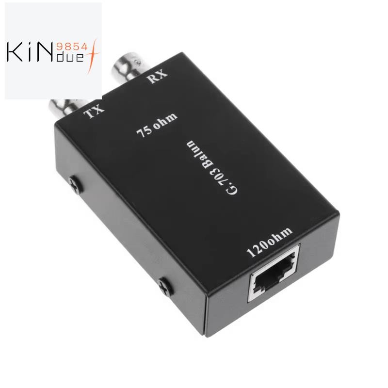 2.048Mbps G703 Coaxial BNC to RJ45 Transmitter E1 Converter Balance to Unbalance 75 Ohm to 120 Ohm I