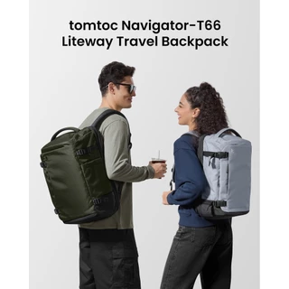 Tomtoc Navigator T66 Liteway Travel Laptap Backpack 28 Liter และ 40 Liter กระเป๋าเป้สะพายหลัง