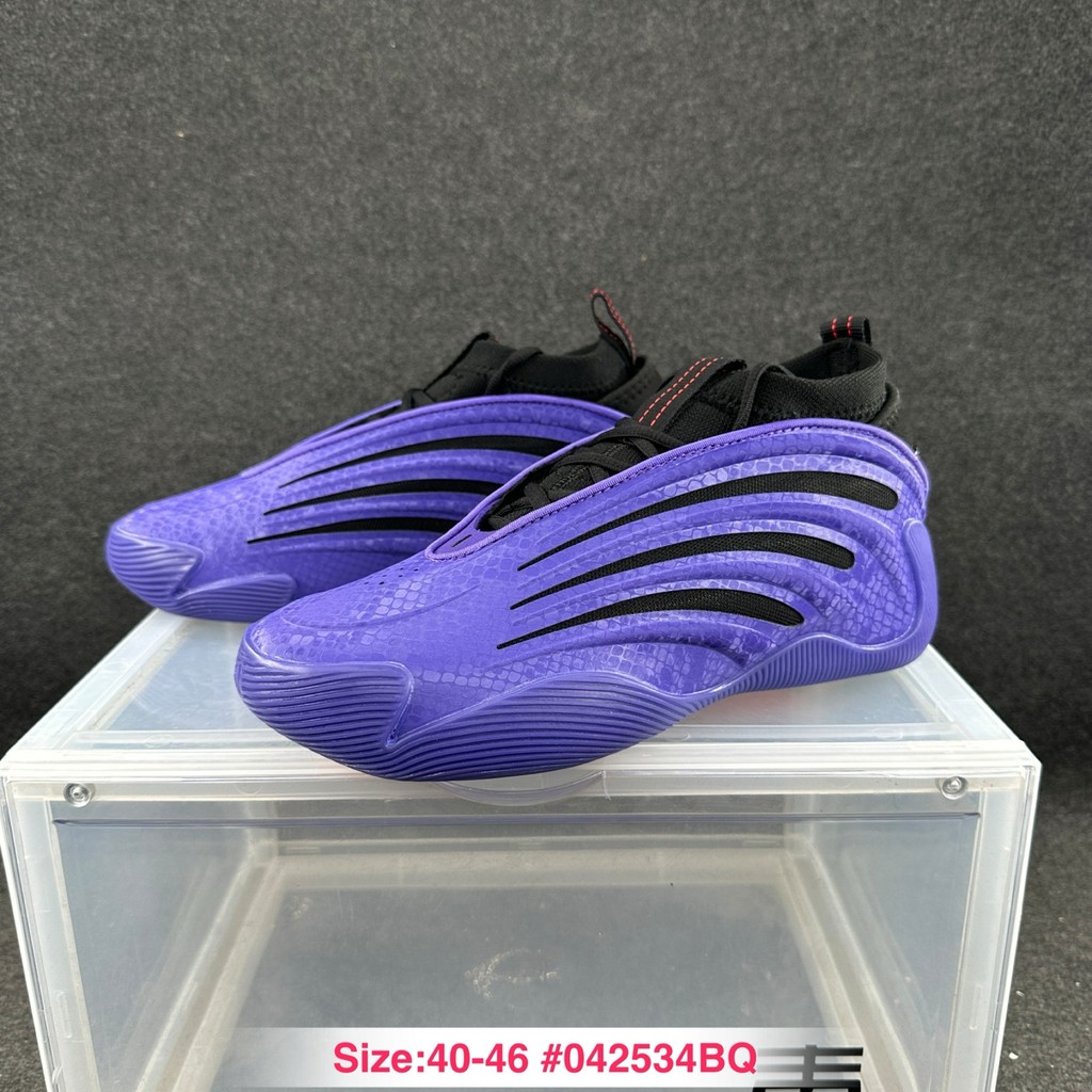 รองเท้าบาสเก็ตบอล Harden Vol9 ส้นสูง สวมใส่ง่าย มีความยืดหยุ่น ลดแรงกระแทก และออกแบบมาเพื่อกันลื่น