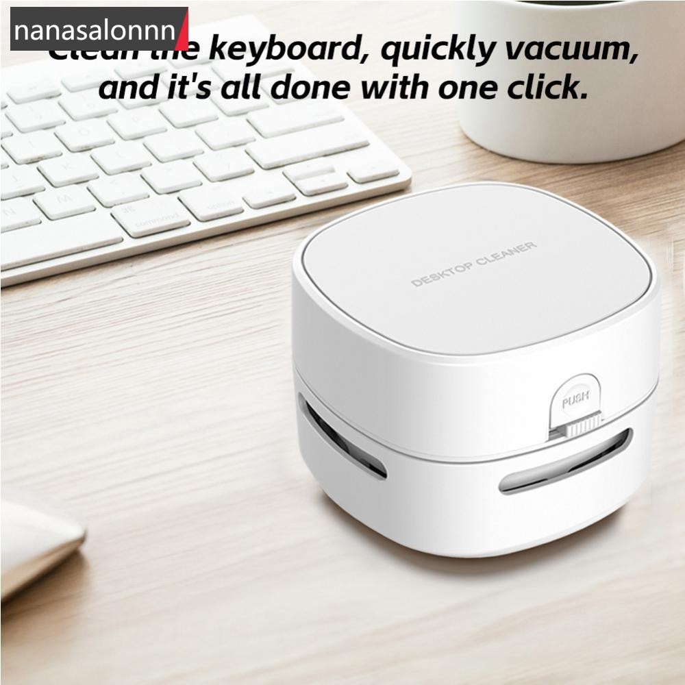 NNL Mini เครื่องดูดฝุ่นมือถือไร้สายเดสก์ท็อปแบบพกพา All-in-One เครื่องดูดฝุ่นคีย์บอร์ดฝุ่นเศษกระดาษท