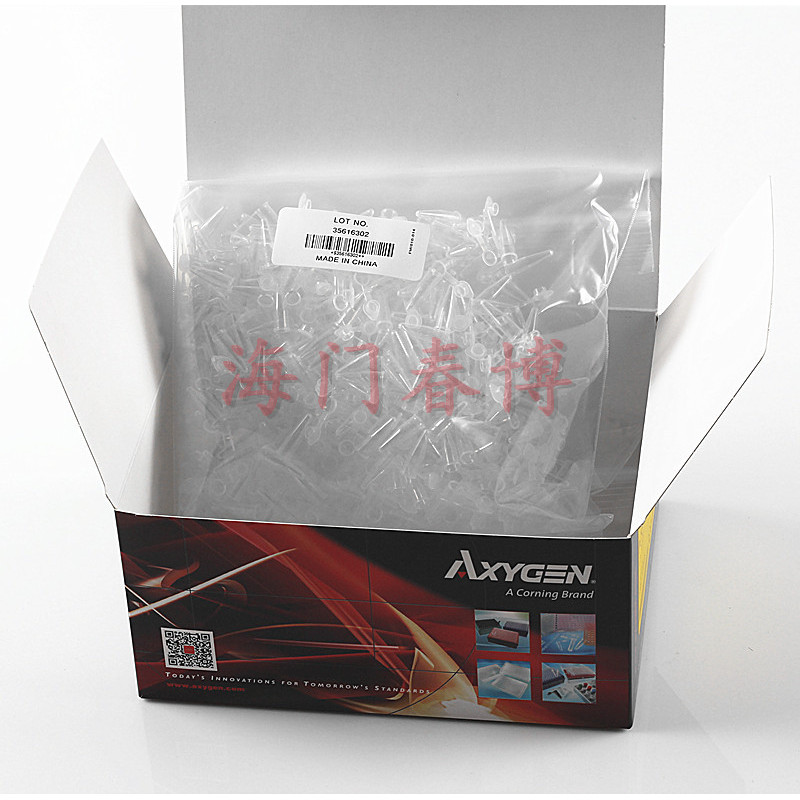 ฝาครอบแบนหลอดผนังบาง Axygen Axygen PCR-02-C1000 ชิ้น 200ul Centrifuge หลอด 0.2ml PCR หลอด