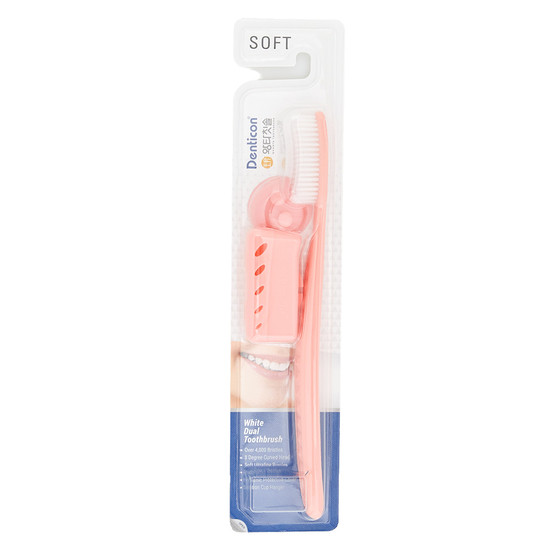 DENTICON TOOTHBRUSH WANGTA WHITE DUAL