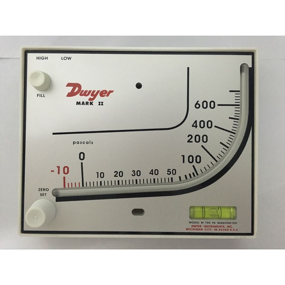 American Dwyer Dwyer Red Oil Pressure Difference Gauge เครื่องวัดความดันลบลม MARK II M-700PA เดิมแท้