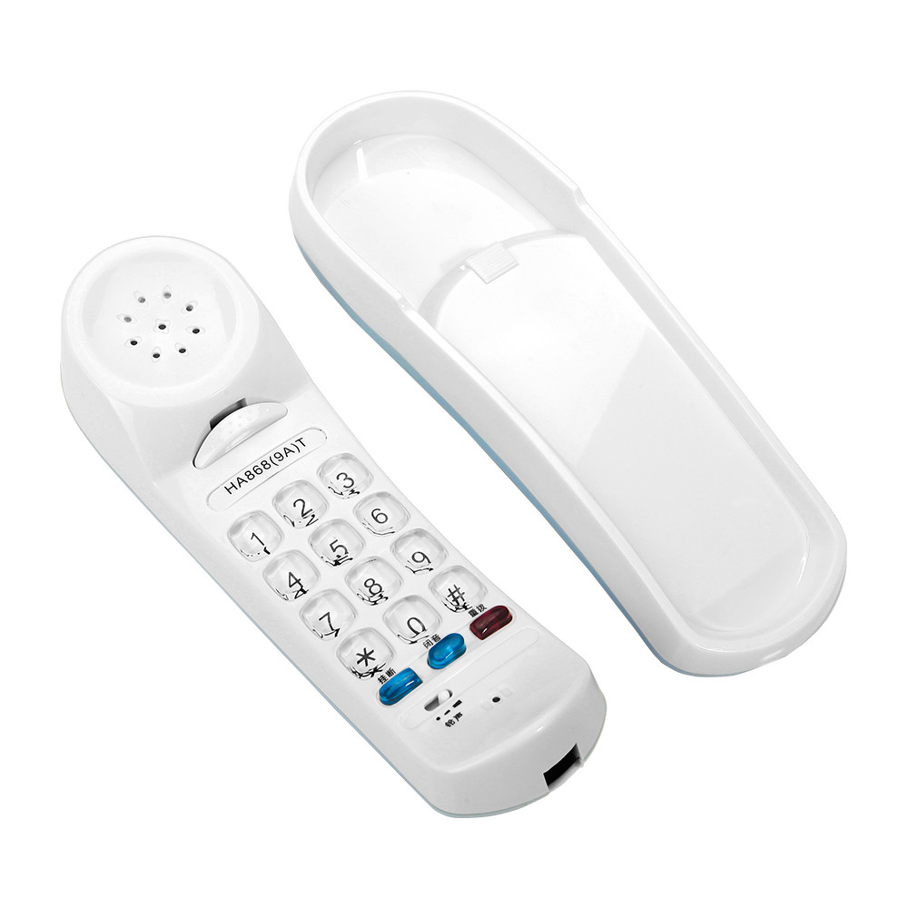 TCL โทรศัพท์ HA868 (9A) T ติดผนังในครัวเรือนโทรศัพท์พื้นฐาน Fixed Word ติดผนังขนาดเล็ก Extension สิน