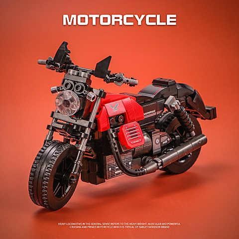 9cc Boys Compatible Lego Building Blocks Japanese Taito Guts Ducati Educational Motorcycle Building 