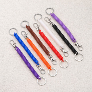 St.kunkka พวงกุญแจเชือกยางยืดหลากสี แบบยืดหดได้ พวงกุญแจต่อต…