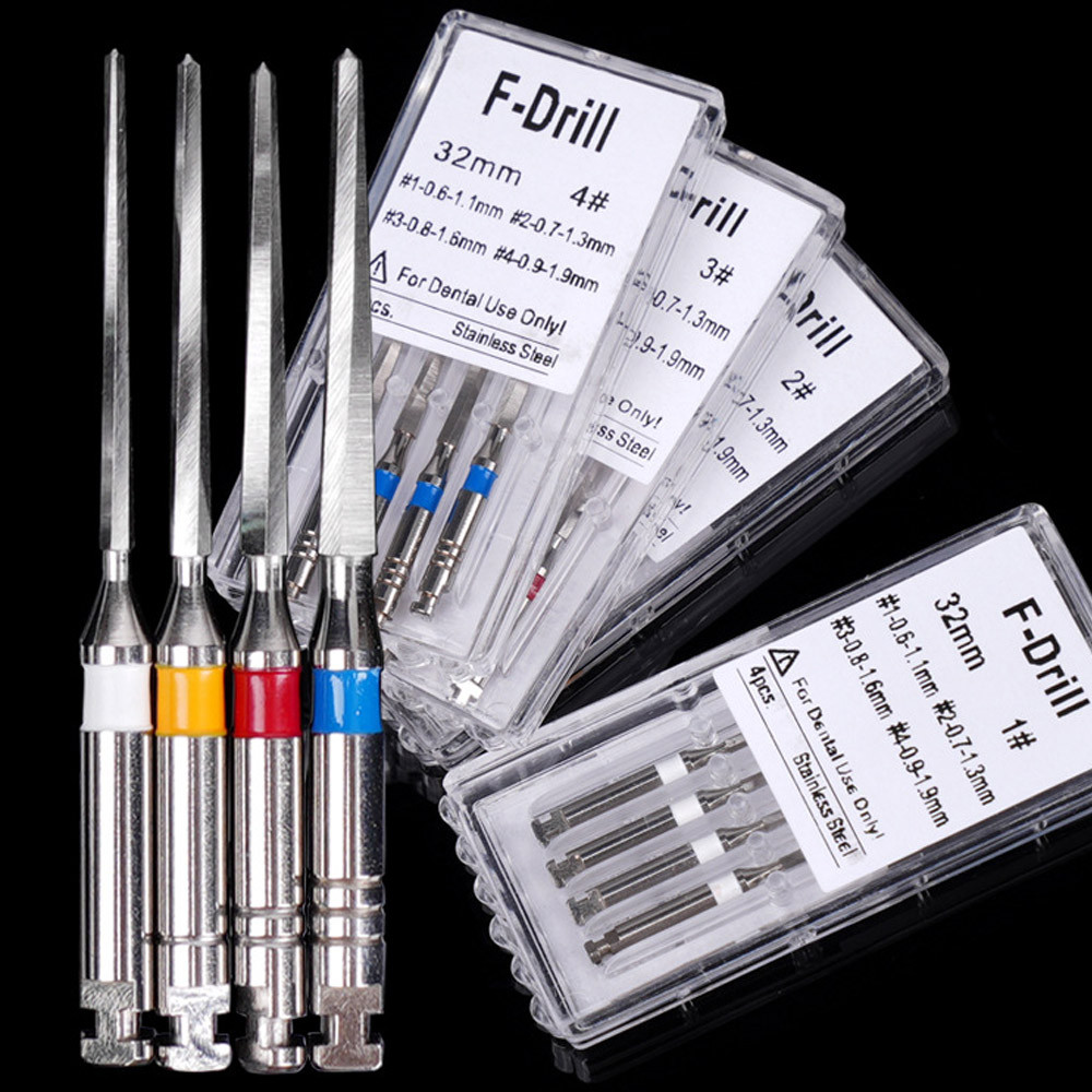 3M Reamers สแตนเลส Reamers เจาะสําหรับสกรูไฟเบอร์โพสต์เจาะบิต U เจาะสแตนเลสเจาะบิตโพสต์เตรียม Root C