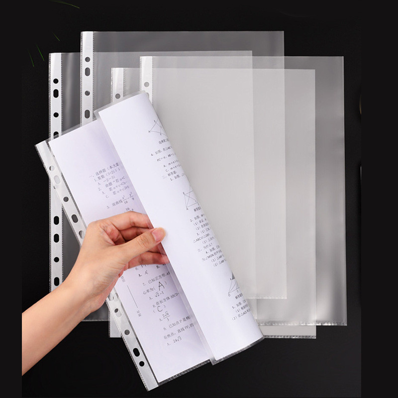 ไส้แฟ้มA4 ซองถนอมเอกสารA4 ซองพลาสติกใส่เอกสาร 20แผ่น/แพ็ค