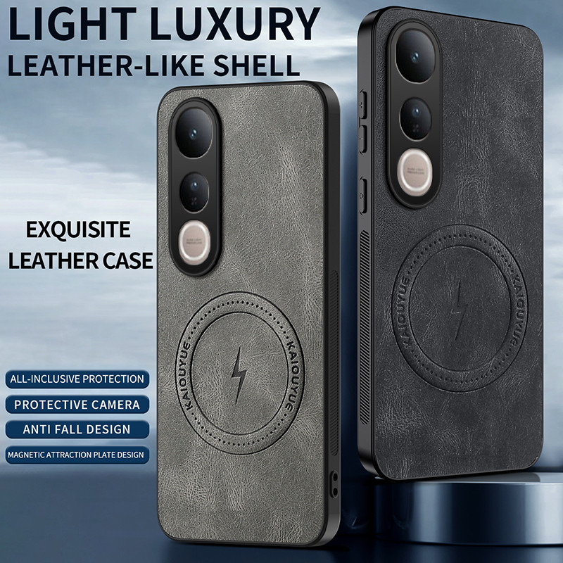 เคสโทรศัพท์สําหรับ vivo V50 Lite V50Lite E V60 5G 4G 2025 เคสโทรศัพท์แม่เหล็กกันกระแทกสีสันป้องกันปกหลัง