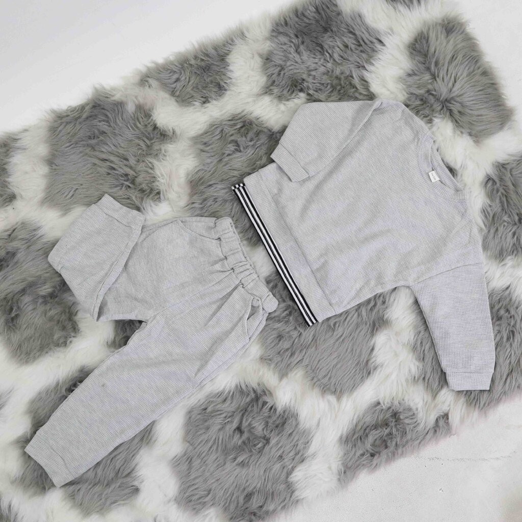 ชุดเด็กแขนยาว สีเทาL 100 ซม. (2Y-3Y) RB230904-31(L)