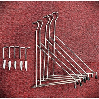 คอมโบไม้แขวนเสื้อกรงนกสแตนเลสติดผนัง 5 ชิ้น ยาว 30 ซม. หนา 5…