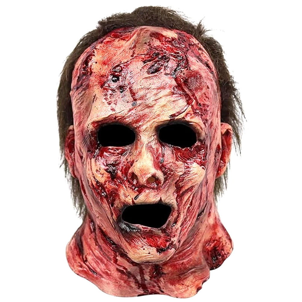 Halloween Silicone Mask Scary Clown Bloody Masks Scary Party Masquerade Headgear Head Mask