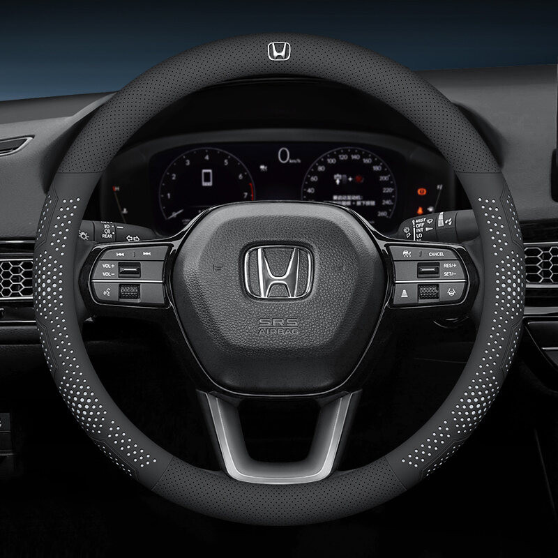 HONDA ปลอกพวงมาลัยรถยนต์ ปลอกหุ้มพวงมาลัยรถยนต์ ที่หุ้มพวงมาลัยรถยนต์ Civic City Accord Br-V CR-V HR-V