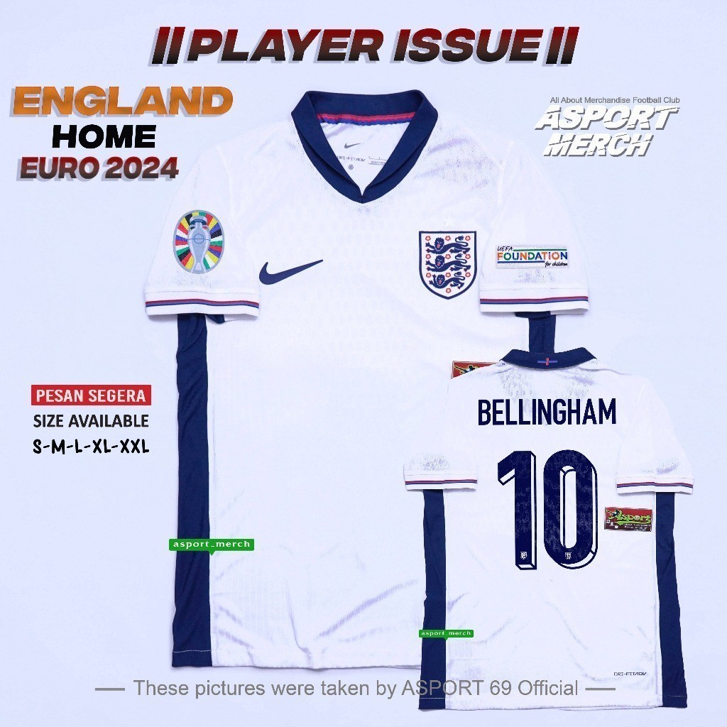 PLAYER ISSUE ENGLAND HOME EUR0 2024 2025