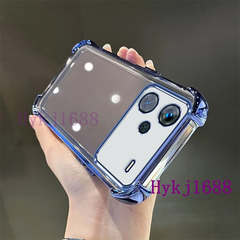 เคส For Redmi Note 13 Pro Plus 5G/Redmi Note 13 Pro + 5G tpu SJFS เคสโทรศัพท์ป้องกันการตกแบบโปร่งใสความละเอียดสูง