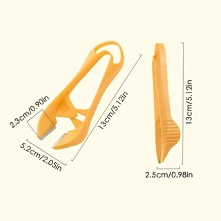 Novvia🧄Youmoot เครื่องปอกกระเทียม,ปอกกระเทียมแบบพกพาปอกเปลือกกระเทียมคู่มือแหนบ,เครื่องมือกําจัดก้านมัลติฟังก์ชั่ผมคลิปถ