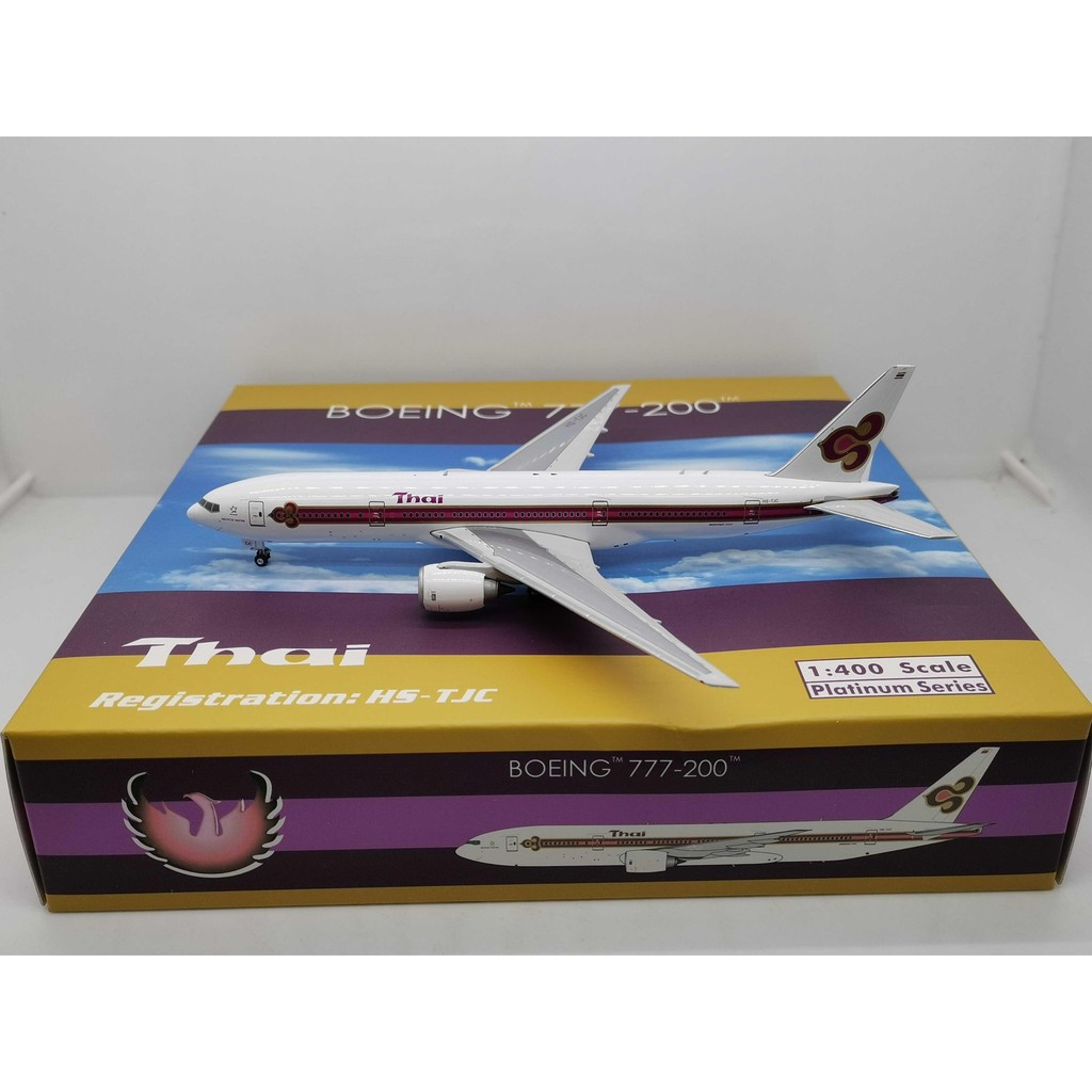 Phoenix 11625 1: 400 Thai Air B777-200 HS-TJC โมเดลเครื่องบินโลหะผสม