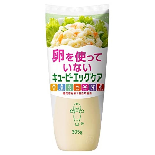 KEWPIE Egg-free Kewpie Egg Care 305g / Mayonnaise Type Dressing- Shipping from Japan -
