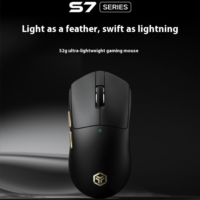 EWEADN S7 Pro Ultra Wireless Mouse Tri-mode PAW3950 8KHz น้ําหนักเบา Omron Micro Motion กลางขนาดใหญ่