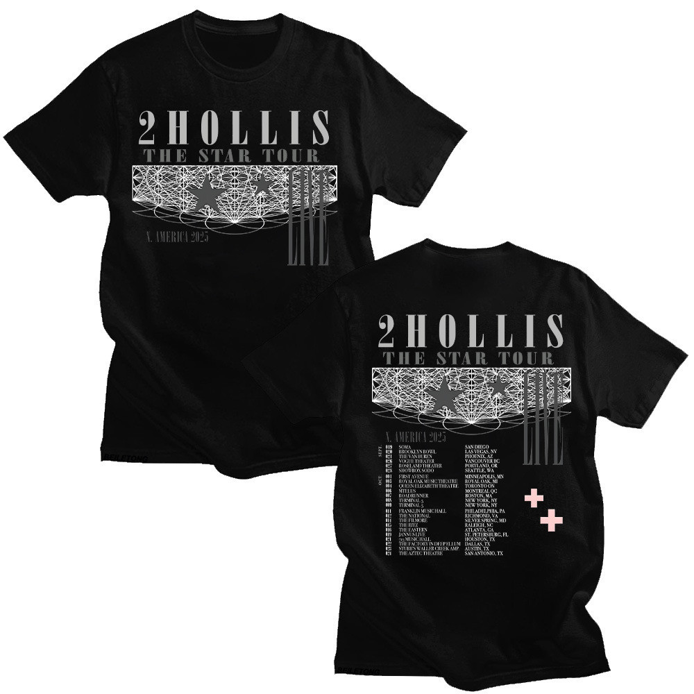 COD 2Hollis TheTourT-shirt 欧美StarCottonShort-shirt 2025 JJ8I