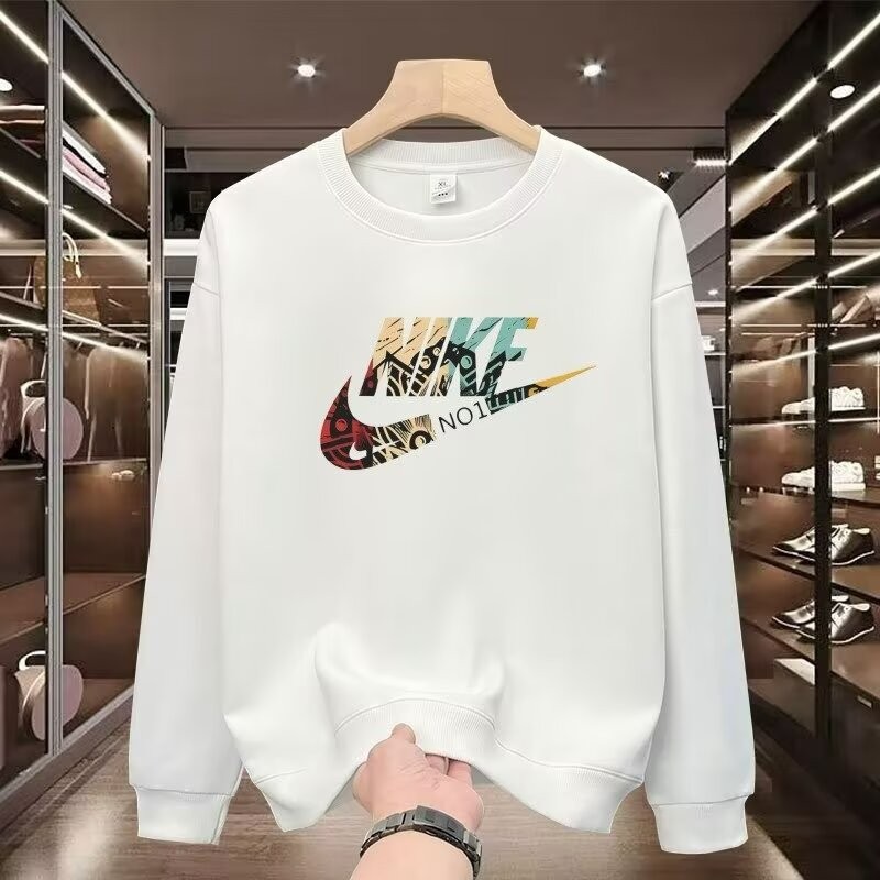 Bottoming Top ผู้ชายรอบคอ NEW2025 ผู้ชาย 23 พิมพ์รูปแบบเสื้อกันหนาวหลวมสนุกเสื้อกันหนาว new2025 ฤดูใ