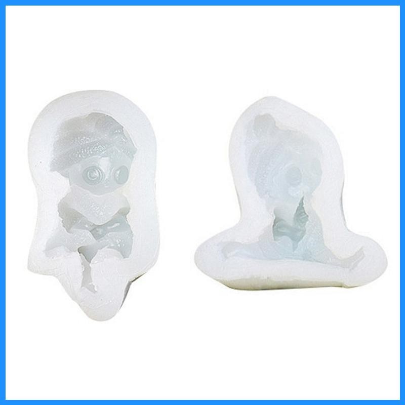 Luk 3D Legged สาวสวย Fondant เค้กตกแต่งแม่พิมพ์ซิลิโคนแม่พิมพ์ช็อคโกแลต