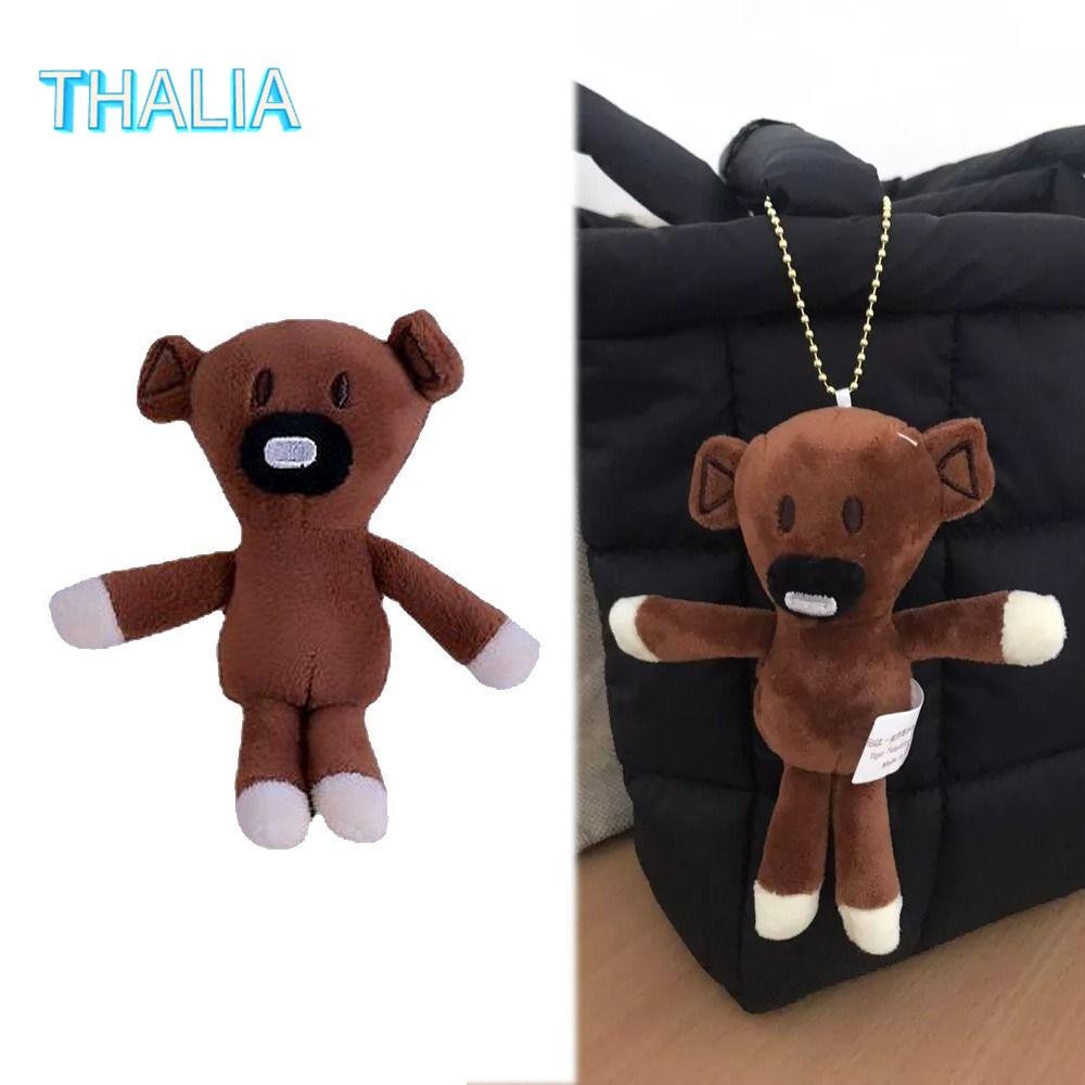 พวงกุญแจตุ๊กตาลายพันคอยน่ารัก สำหรับกระเป๋า DIY