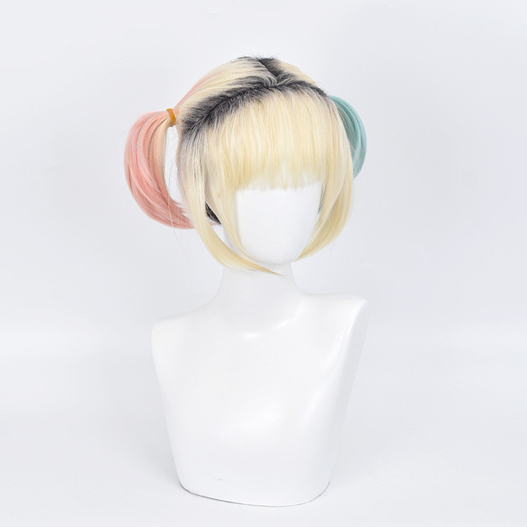 Raptor Squad & Harley Quinn คอสเพลย์ วิกผมพร้อมหางม้าสองข้าง