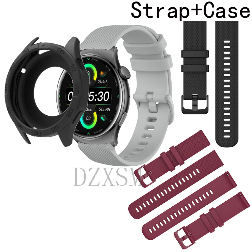 สําหรับ GOOJODOQ FB039 FB027 กรณีสายนาฬิกาอัจฉริยะป้องกันกันชน GOOJODOQ FB039 FB027 ปลอกซิลิโคนกีฬาเ