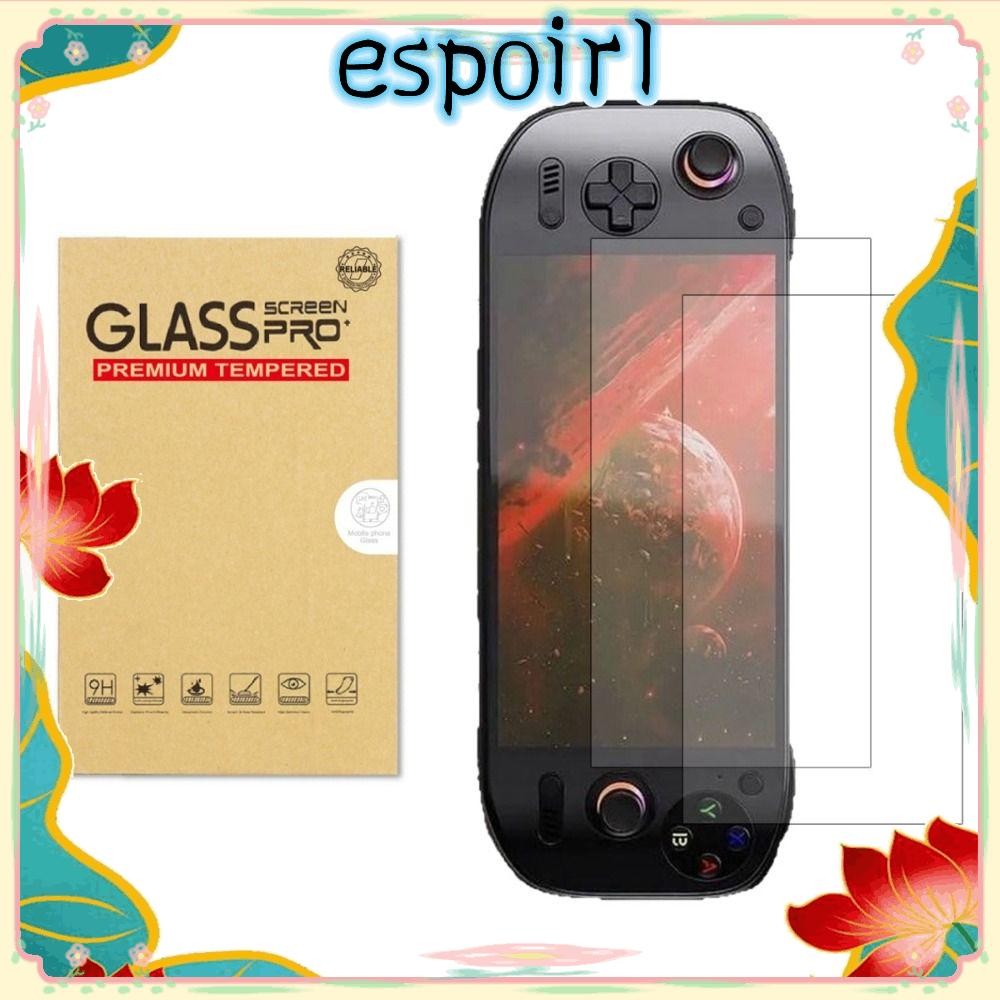 ESPOIR กระจกนิรภัย, ตัวป้องกันหน้าจอ HD ป้องกันรอยขีดข่วน, ฟิล์มป้องกันสะท้อนแสง 9H สําหรับ Odin 2 P