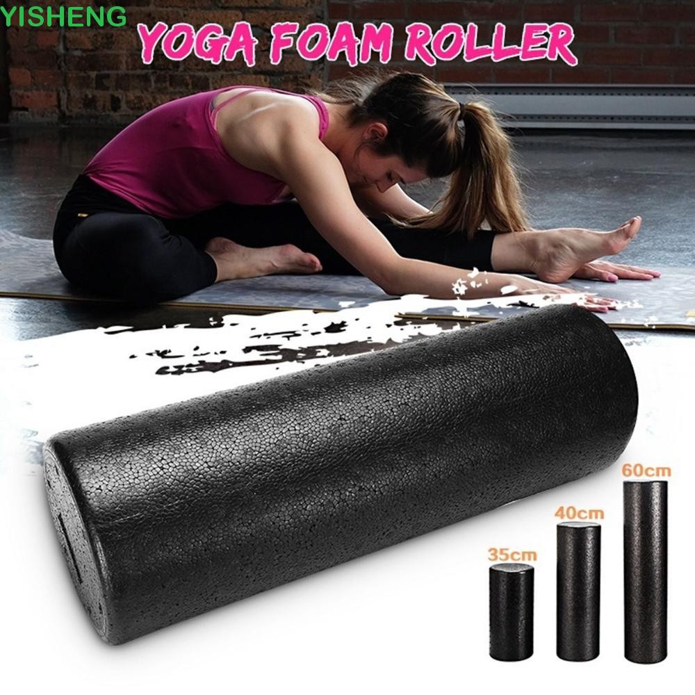 YISHENG บล็อกโยคะออกกําลังกายสีดําพร้อมจุดทริกเกอร์นวดยิมอุปกรณ์ออกกําลังกาย Crossfit