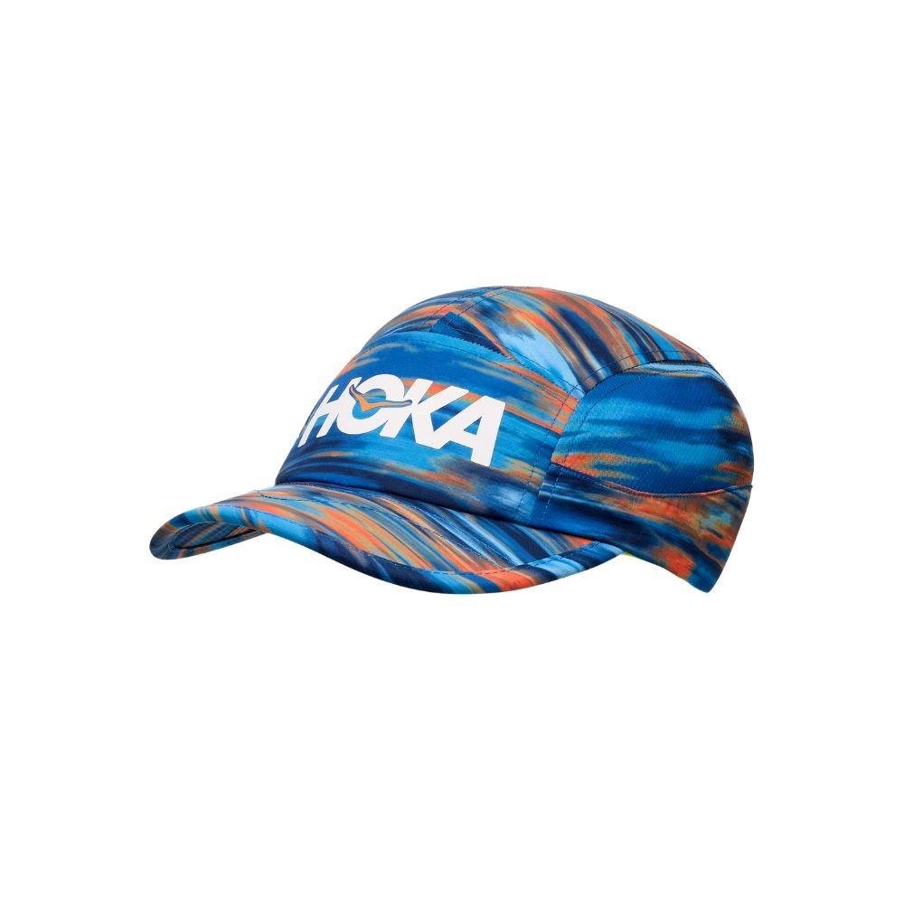 HOKA HOKA RUN HAT PRT หมวกวิ่งออกกำลังกายสำหรับผู้ชายและผู้หญิง