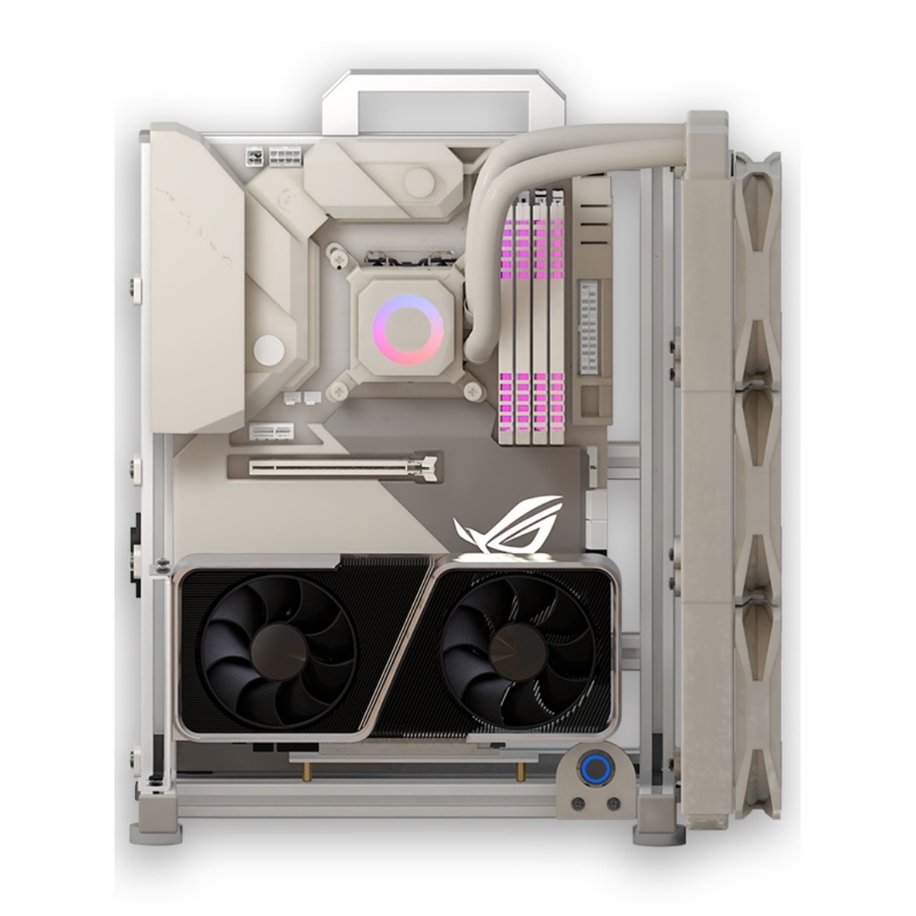 คอม เคสคอม คอมพิวเตอร์ คอมตั้งโต๊ะ คอมแบท ที่วางคอม อลูมิเนียมอัลลอยด์ Creative Unique itx เปิดแชสซี