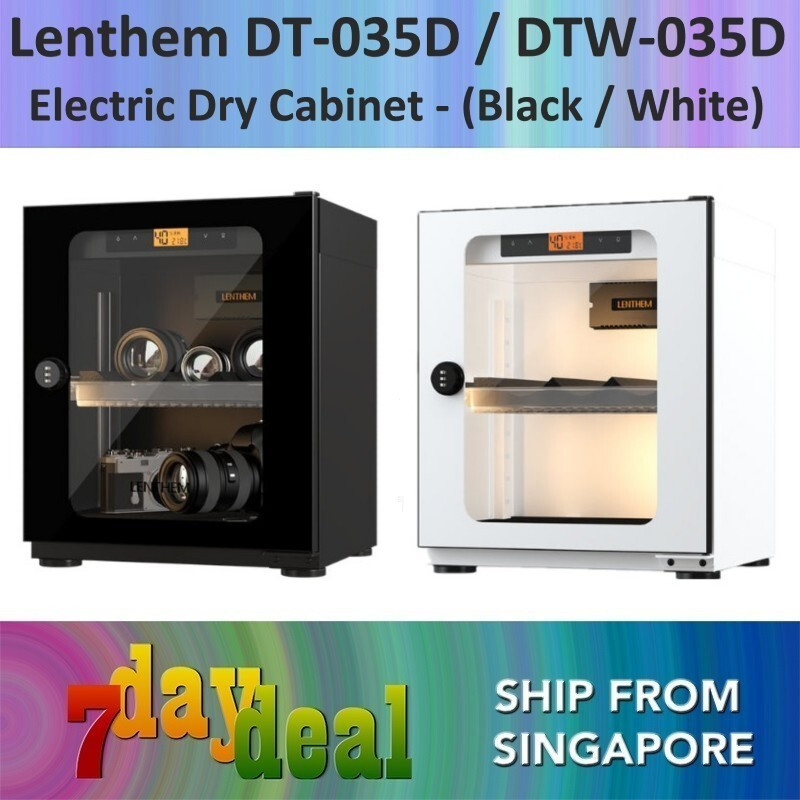 Lenhem DT035D สีดํา / DTW035D สีขาว 30L ตู้แห้งไฟฟ้า BoxHT99 XWOG