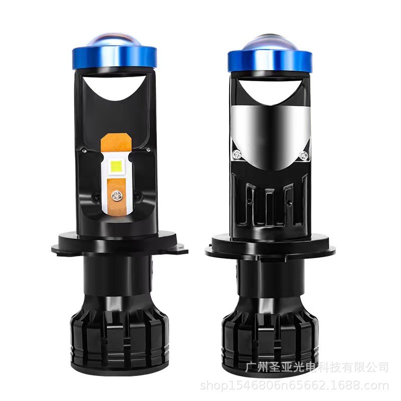 ผู้ผลิตโดยตรงชุด y6d Fisheye LED ไฟหน้า P5 Dual-Light เลนส์ H4 H7 ไฟหน้ารถไฟหน้ารถจักรยานยนต์