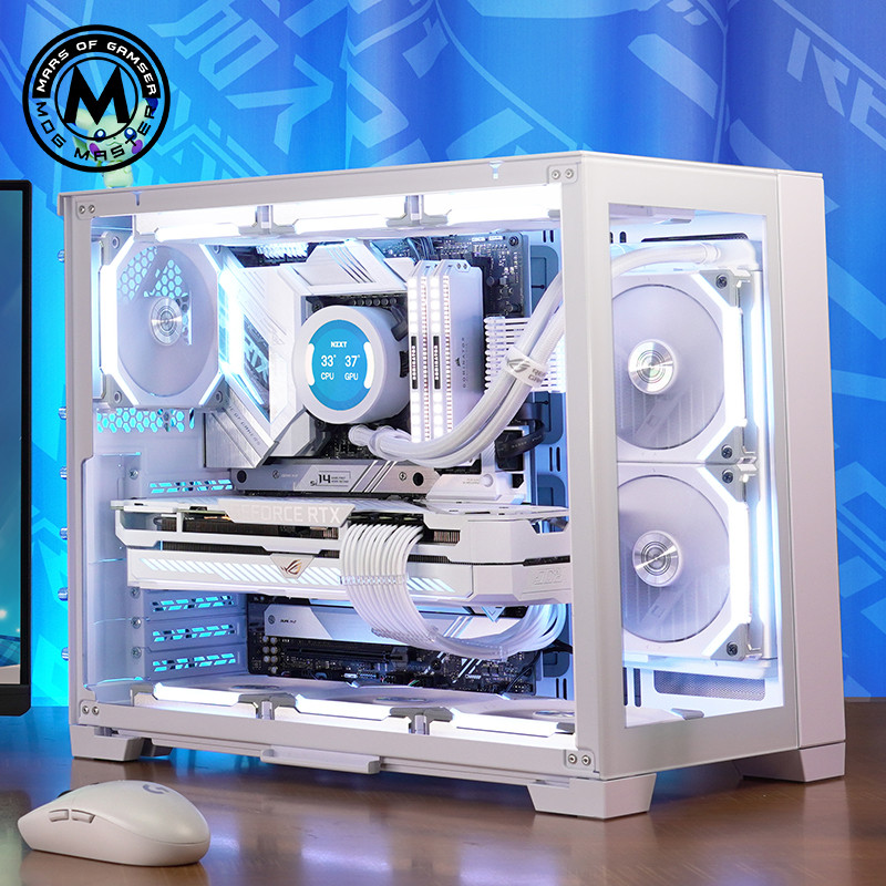 Asus ROG Family Barrel i9 13900K/RTX4090/4080 คอนโซลคอมพิวเตอร์เดสก์ท็อปเกมถ่ายทอดสดทั้งคอนโซล