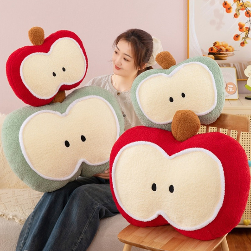 ตุ๊กตา ของเล่นตุ๊กตา แอปเปิ้ลแดงโยนหมอน หมอนโซฟา หมอนอิง ของขวัญวันเกิด รูปที่ 2