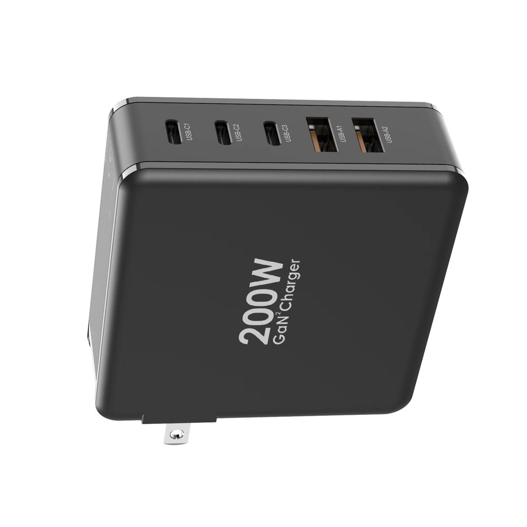 300W 280W 240W 185W GAN Gallium Nitride USB TypeC Multi-Port Charger Travel Charger PD Charger