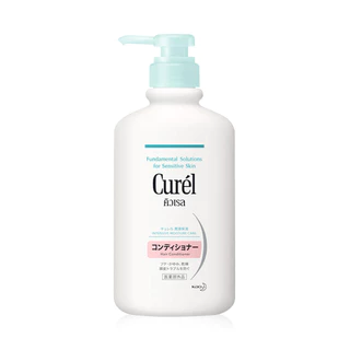 Curel Intensive Moisture Hair Conditioner 420ml คิวเรล แฮร์ คอนดิชันเนอร์ ครีมนวดผม สำหรับหนังศีรษะบอบบางแพ้ง่าย.