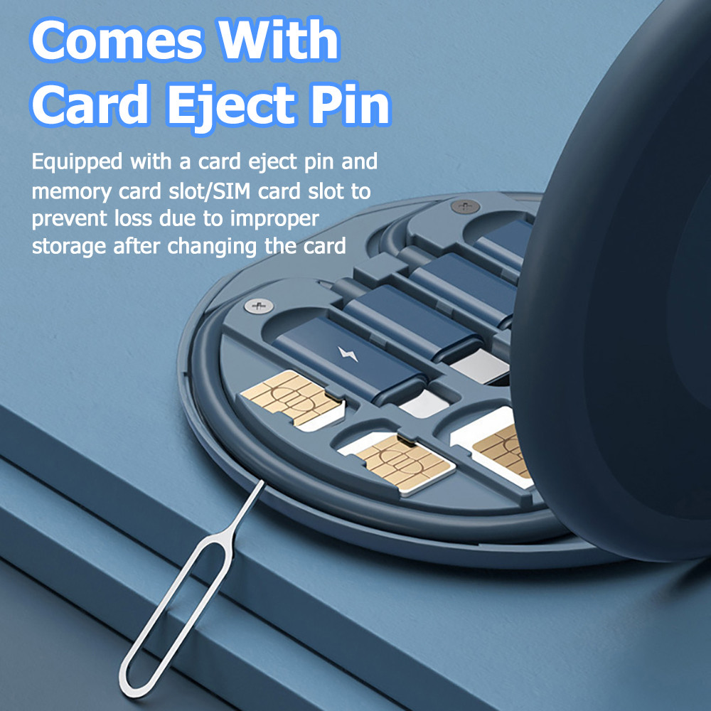 6 in 1 สายเคเบิลข้อมูลมัลติฟังก์ชั่นสําหรับ USB-AB-C 60W PD Fast Charge ที่วางโทรศัพท์มือถือสายชาร์จ ขนาดพกพา - รูปที่ 2