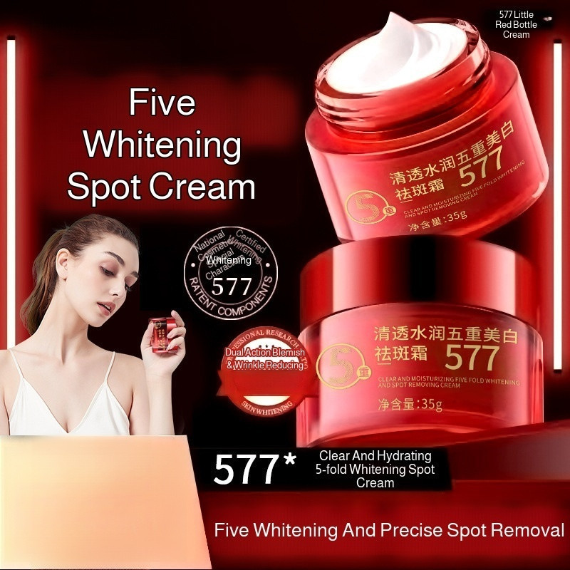 577 Spot Cream Clear Repair Five Fold Whitening และ Spot Removing Cream Spot Lightening และ Moisturi