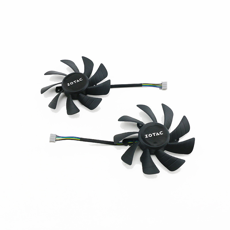 พัดลมการ์ดกราฟิก ZOTAC ZOTAC GTX1060 Mini P106-90 P106-100 ใหม่ล่าสุด T129215ซ.ซ