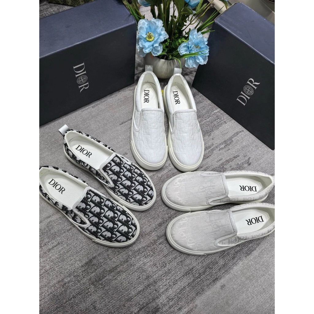 Dior Vans Slip-on Vans Annaheim Pure Original Ready Stock Real Shot Dior Vans Slip-on Vans Mens Shoe