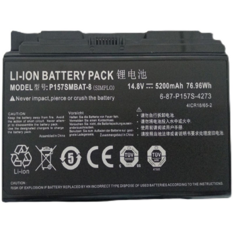 ยี่ห้อใหม่ Shenzhou k780g K780S k680c K670G P177SM P157SMBAT-8 แบตเตอรี่