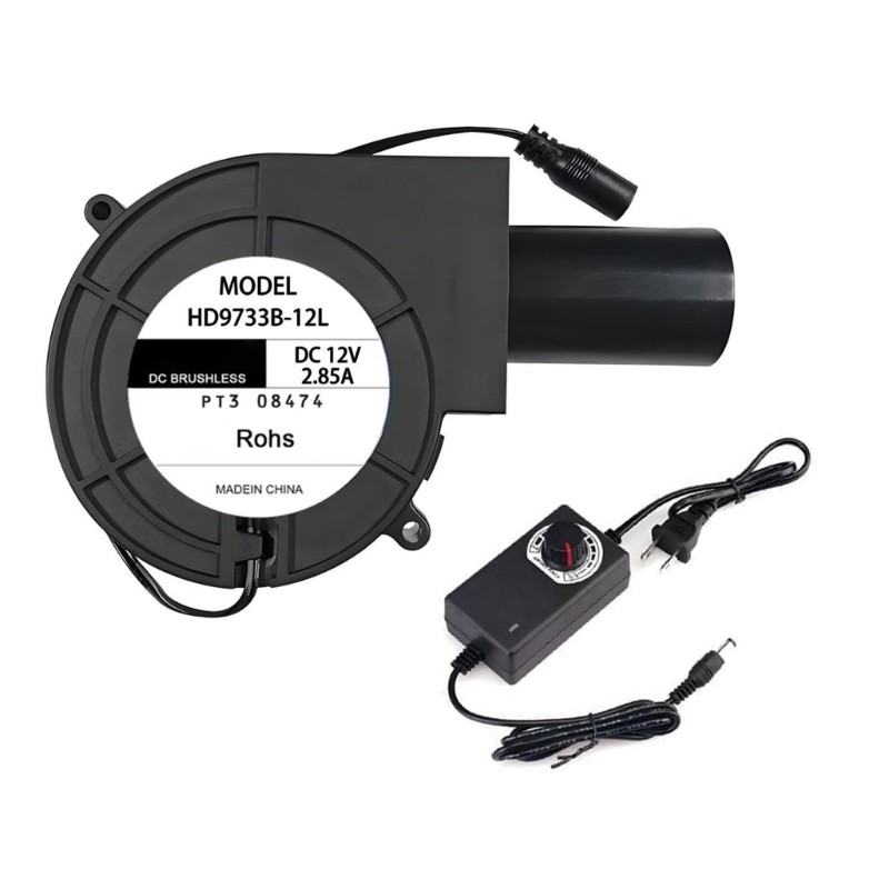 BTF Energy ที่มีประสิทธิภาพ 100CFM พัดลมแรงเหวี่ยง 12V 5500RPM สําหรับอุปกรณ์เชื่อมระบบความร้อนและอุ
