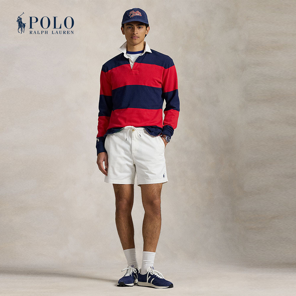 Polo Ralph Lauren กางเกงขาสั้นผู้ชาย 6-Inch Polo Prepster Stretch Chino Short รุ่น MNPOSHO14G20264 สีขาว