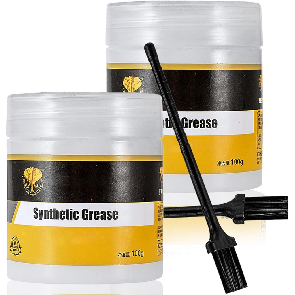 Synthetic Grease for Car Care, 100g Multi-Purpose Lubricant Wheel Bearing Grease (2pcs)